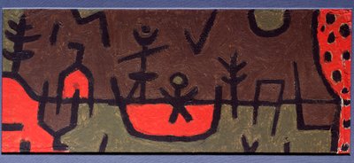Parkta Gölet - Boyama by Paul Klee