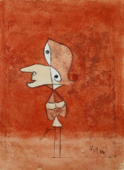 Brigitte'in Portresi (Tüm Şekil); Brigitte'in Portresi (tüm figür) by Paul Klee