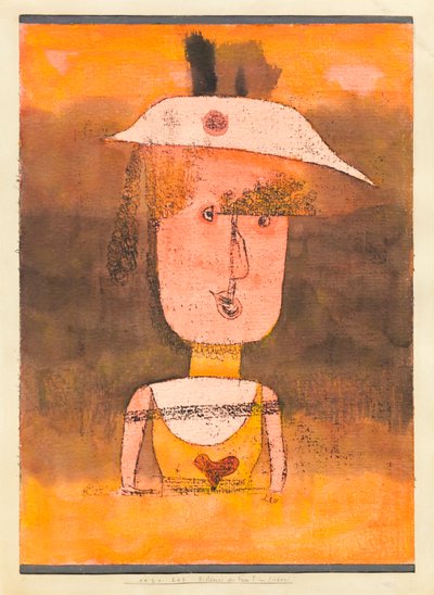 Güneydeki Bayan P.'nin portresi by Paul Klee