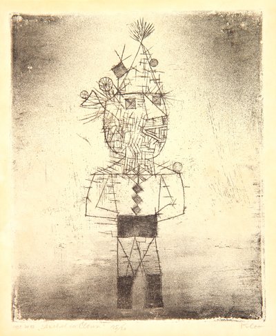 Palyaço Dikenli veya Stachel der Palyaço by Paul Klee