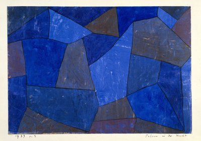 Geceleri Kayalar, 1939. by Paul Klee