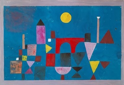Kırmızı köprü. 1928 by Paul Klee
