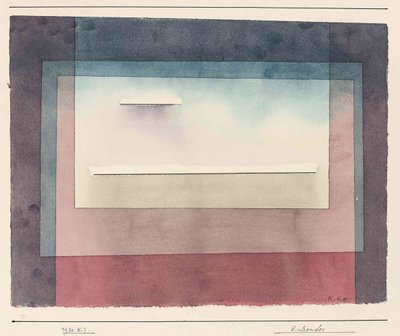 Uyuyan, 1930. by Paul Klee