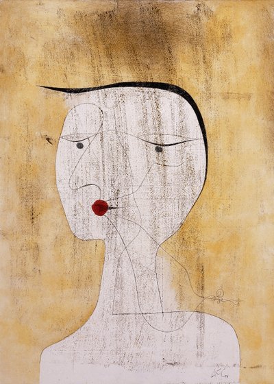 Mühürlü Kadın; Mühürlü bayan by Paul Klee