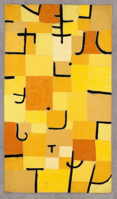 Sarı İşaretler, 1937. by Paul Klee