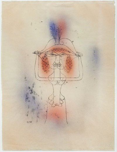 Komik Opera Şarkıcısı by Paul Klee