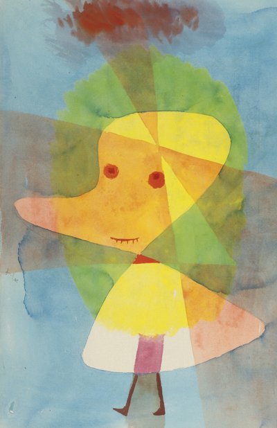 Küçük bahçe hayaleti by Paul Klee