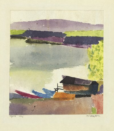 Küçük liman, 1914 by Paul Klee
