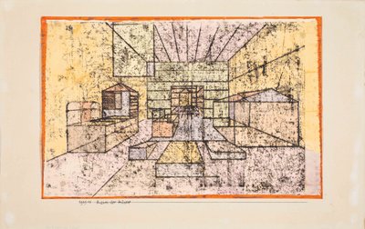 Evlerin Mekânı, 1921. by Paul Klee