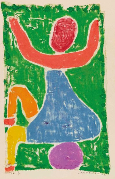 Çocuk oynayan çocuk, 1938. by Paul Klee