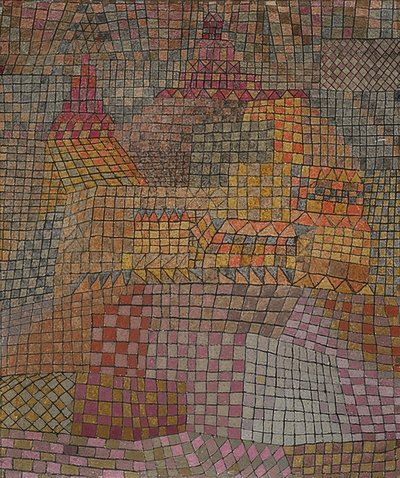 Şehir kalesi Kr. 1932 by Paul Klee