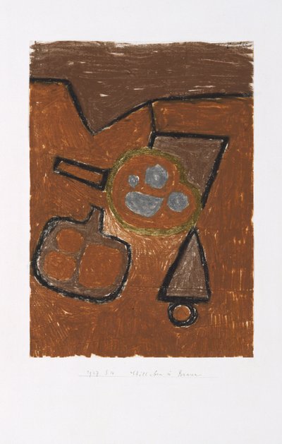 Kahverengi Natürmort by Paul Klee