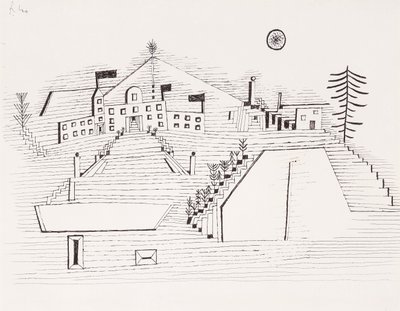 Beride'deki Yazlık Saray; Beride yakınlarındaki yazlık saray by Paul Klee