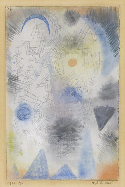 Sis içindeki hedefler, 1917 by Paul Klee
