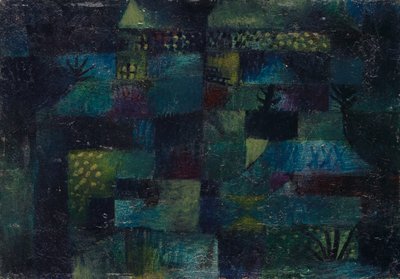 teraslı bahçe by Paul Klee