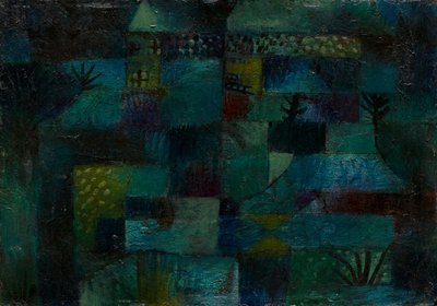 Teraslı Bahçe, 1920. by Paul Klee