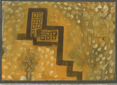 Yüksekteki Ev, 1923. by Paul Klee