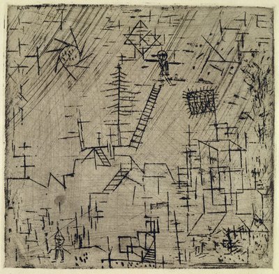 Nisan ayında Sihirbaz by Paul Klee