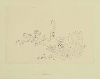 Kule Saldırıya Dayanır by Paul Klee