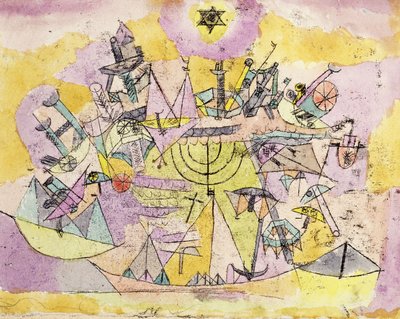 Şanssız Gemiler; gemilerin paskalyası by Paul Klee