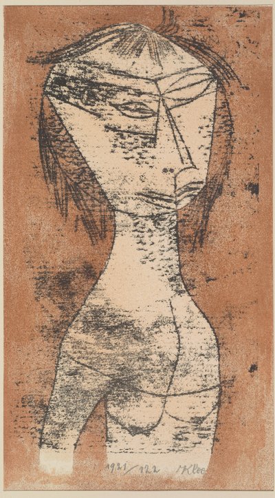 İç ışığın azizi, 1921. by Paul Klee