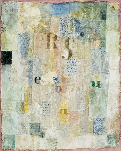 Şarkıcı Rosa Silber'in vokal fabrikası by Paul Klee