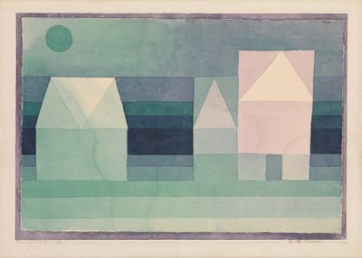 Üç Ev by Paul Klee