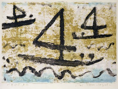 Üç dörtlü Yelken by Paul Klee