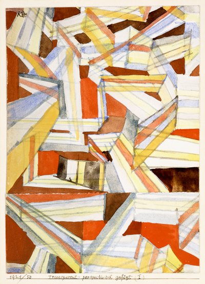 Şeffaf-Perspektif Noktası by Paul Klee
