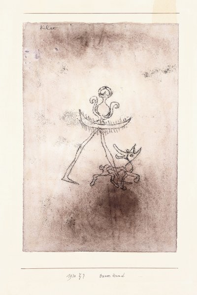 sadık köpek by Paul Klee