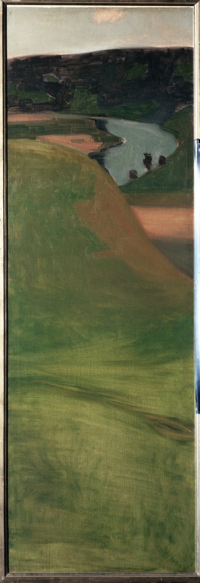 Aar vadisinin görünümü, İsviçre - Tablo by Paul Klee