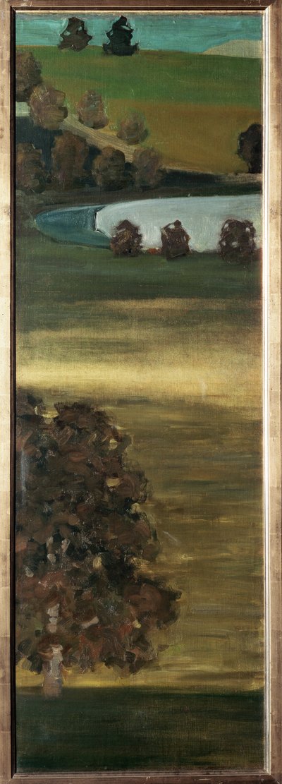 Aar vadisinin görünümü, İsviçre - Tablo by Paul Klee