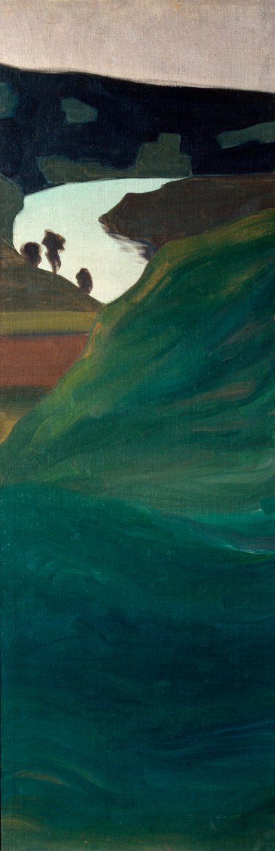 Aar Nehri vadisinin görünümü (Resim by Paul Klee