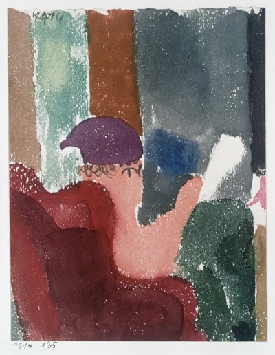 Menekşe kap by Paul Klee