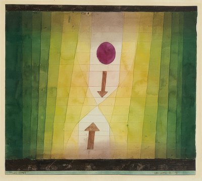 Yıldırımdan önce. 1923,150 by Paul Klee
