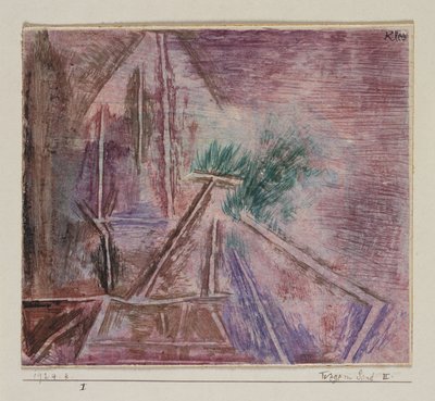 Kumdaki yollar II by Paul Klee