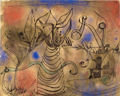 Yılanla, 1924. by Paul Klee