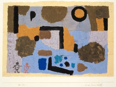 İki kayıp olanla, 1938. by Paul Klee