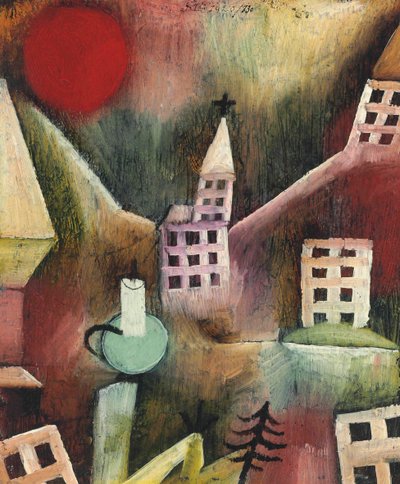 Yıkılan köy, 1920. by Paul Klee