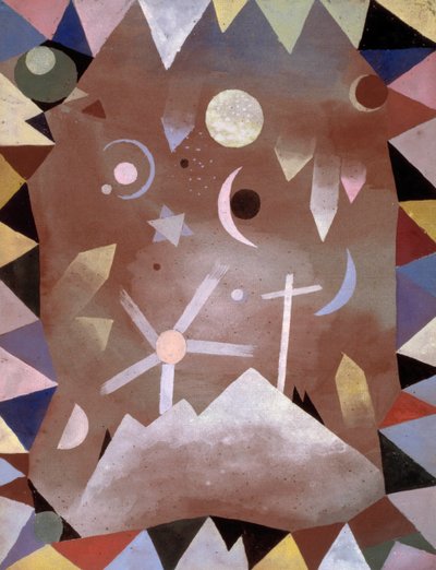 Dağ Zirvesi, 1917. by Paul Klee