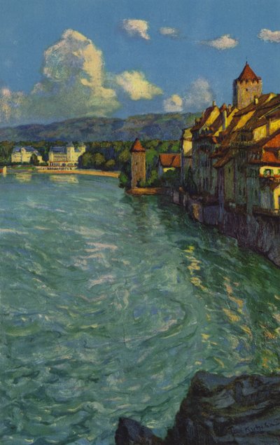 İsviçre Kaplıcaları: Rheinfelden (renkli taş) by Paul Kutscha