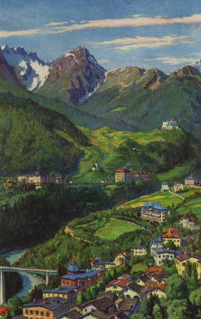 İsviçre Kaplıcaları: Tarasp, Schuls, Vulpera (renkli taş) by Paul Kutscha
