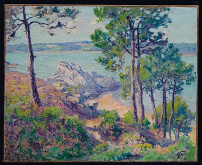 Sahilde, c. 1906 (tuval üzerine yağlı boya) by Paul Madeline