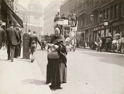 Kibrit satıcısı, Ludgate Hill, Londra, 1893 by Paul Martin
