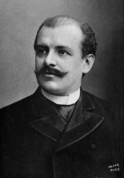 Jean de Reszke (1850-1935), 1885 ile 1900 yılları arasında Paul Nadar tarafından fotoğraflanan Polonyalı şarkıcı, Felix Potin, 500 çağdaş ünlü, Opera sanatçıları ve dramatik Fransa koleksiyonundan alınmıştır. by Paul Nadar