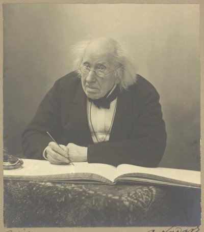 Marie-Eugene Chevreul, 1886. by Paul Nadar