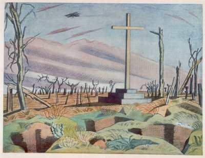 Cephedeki İngiliz Sanatçılardan Bir Kanada Anıtı, Batı Cephesinin Devamı, Üçüncü Bölüm, Paul Nash by Paul Nash