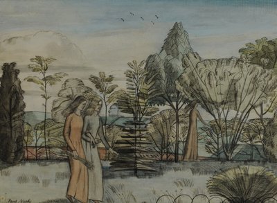 Bahçedeki Barbara by Paul Nash
