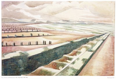 Kanal ve Dalgakıran by Paul Nash