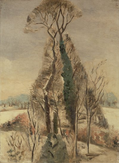Karda Iver Heath (tuval üzerine yağlı boya) by Paul Nash